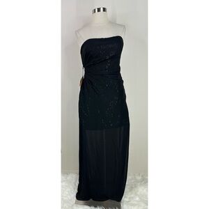 Light In The Box Strapless Sequin Maxi Dress
